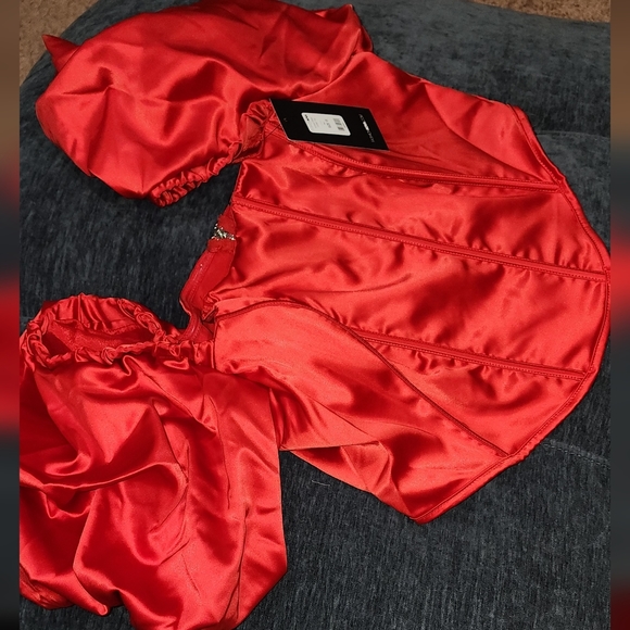 Fashion nova corset top red - Picture 9 of 9